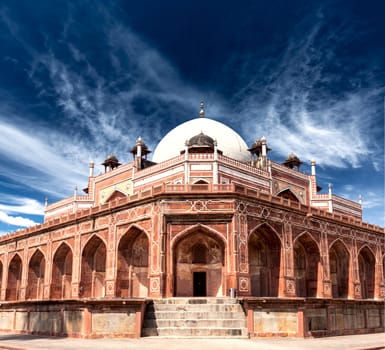 Humayun's Tomb. Delhi, India. UNESCO World Heritage Site