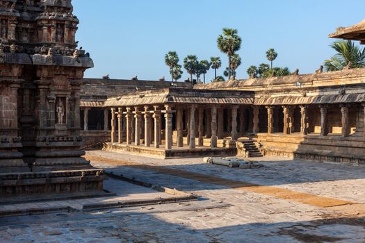 Airavatesvara Temple, Darasuram, Tamil Nadu, India. One of Great Living Chola Temples - UNESCO World Heritage Site.