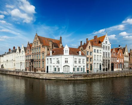 Bruges canals. Brugge, Belgium