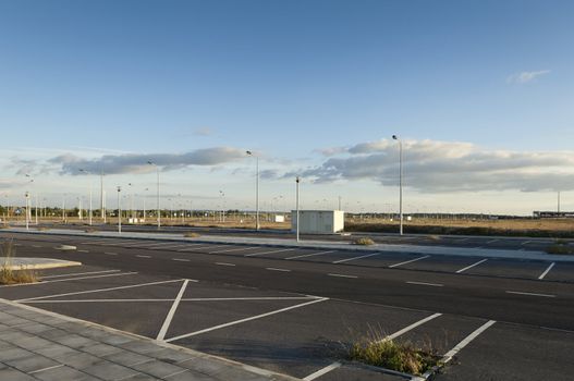 Fully infra-structured vacant lots ready for construction in the industrial park of Evora, Portugal