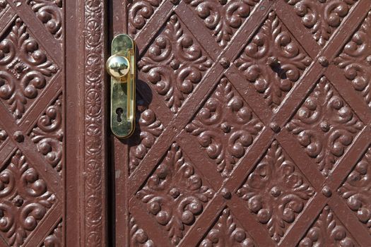 decoration of the ancient door