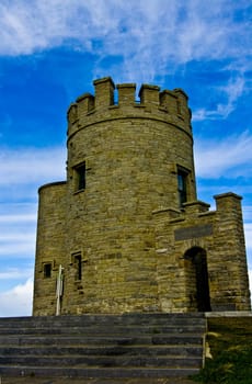 O Briens Tower on Cliffs of Moher, ireland