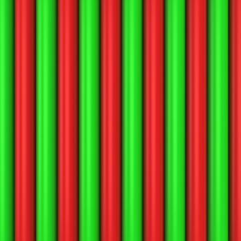 Background made from red and green pipes