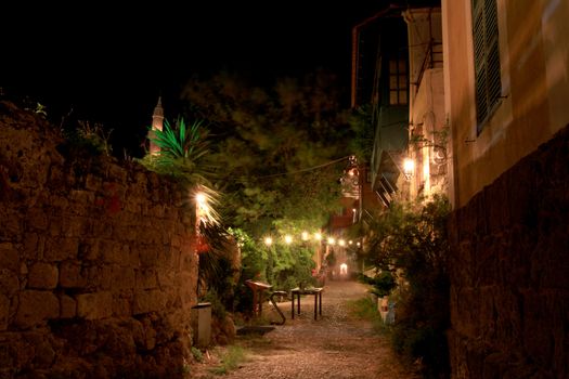 Ancient Streets in Rhodes Greece