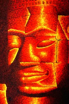 Golden Buddha portrait