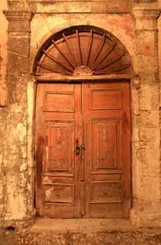 The ancient street of the knights in Rhodes Greece