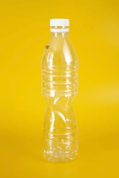 Empty used plastic bottle