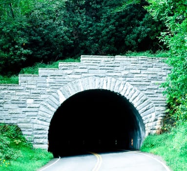 blue ridge parkway tunnel