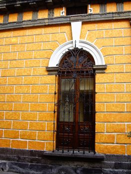 Colonial style window in Guadalajara, Mexico