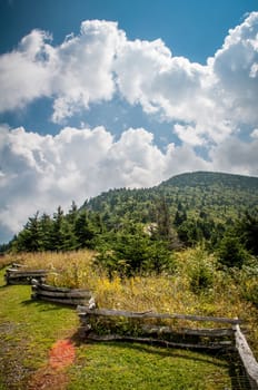 blue ridge parkway at smoky mountains