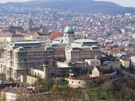 Castle of Budapest at daytime.