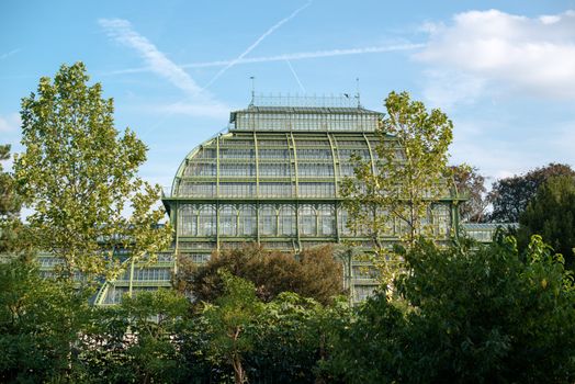 Beautiful Palmenhaus at Schoenbrunn Palace , Vienna, Austria