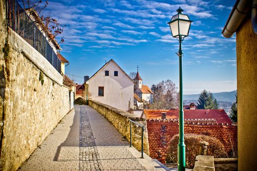 Town of Varazdinske toplice walkway, Zaorje region, Croatia