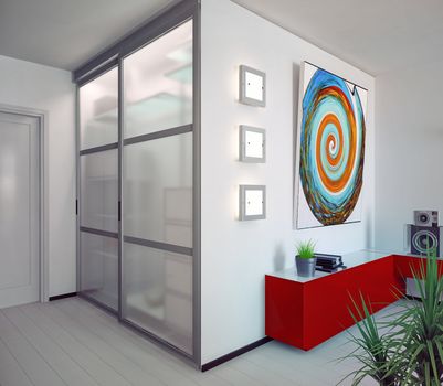 modern apartment concept (illustration)