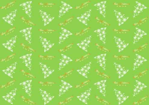 Seamless pattern with Christmas tree for the new year and Christmas