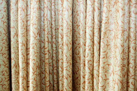 Some curtains or drapes are photographed in an abstract way to create a background image picture.