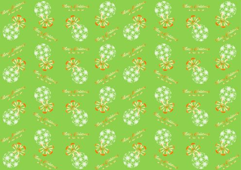 Seamless pattern with Christmas ball  for the new year and Christmas