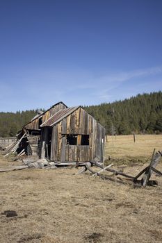 an old barn that has seen life come and go in Sierraville California.
