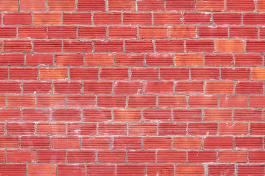 A simple brick texture creates an interesting pattern along the side of a building shot in an abstract way.