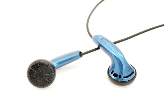 Earplugs on a white background