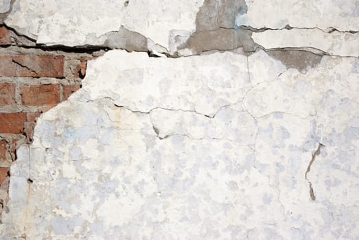 the stucco texture of stone brick wall