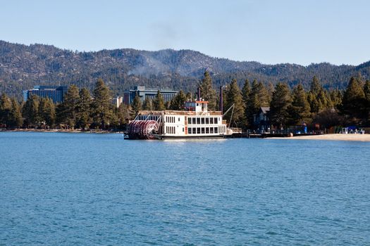 Sightseeing cruise around Emerald Bay on Lake Tahoe on Tahoe Queen