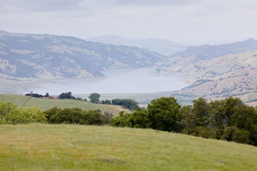 Calaveras Reservoir is a lake located primarily in Santa Clara County, California