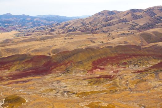 The Painted Hills National Monument has vibrant red hills in Eastern Oregon with fossil beds and historic significance.