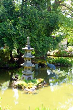 A Japanese tea garden is lush and peaceful in San Francisco.