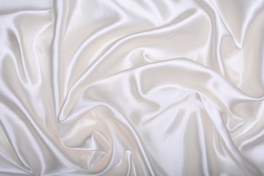 Smooth elegant white silk can use as background