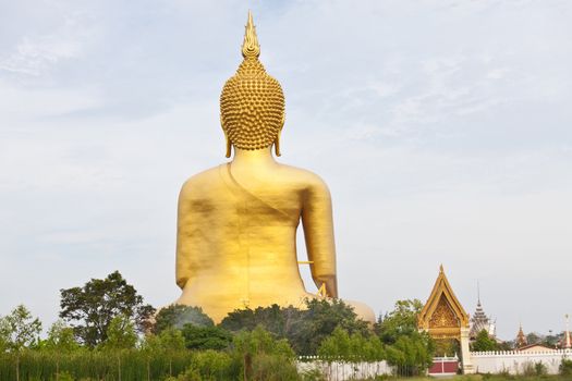 Big buddha statue at Wat muang, Thailand