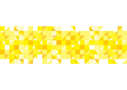 Abstract yellow square with shades of gold for presentation background