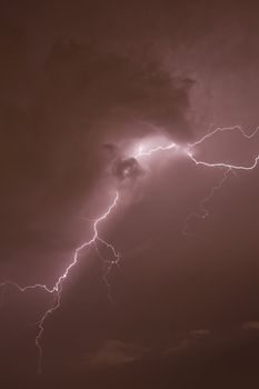 Lightning strike