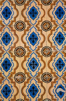 Vintage azulejos (ancient tiles)  - Coimbra, Portugal