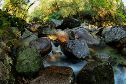 River at Geres National Park, north of Portugal
