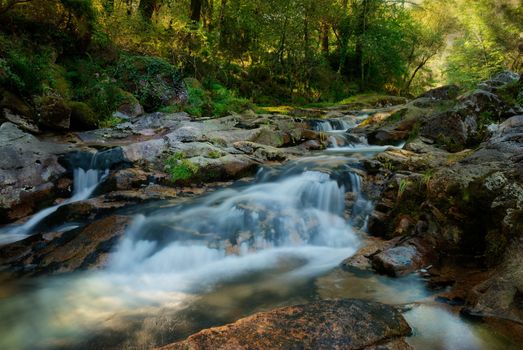 River at Geres National Park, north of Portugal
