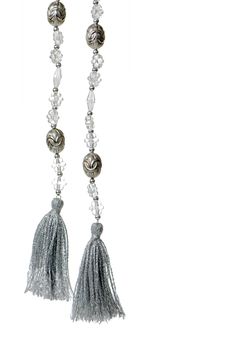 Beautiful tassel for decorated your curtain, isolated on white background.
