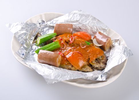 Fried fish in malaysia food