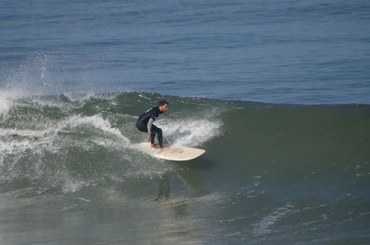 OVAR, PORTUGAL - AUGUST 18: Ricardo Almeida at 1st stage of National Longboard Championship  on august 18, 2012 in Ovar, Portugal.