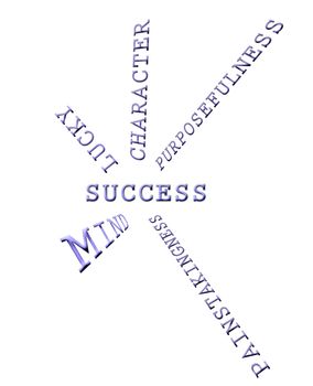 The image of the components of success