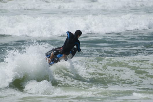 ESPINHO, PORTUGAL - JULY 08: Participant in the Exile Skim Norte Open 2012 on july 08, 2012 in Espinho, Portugal.