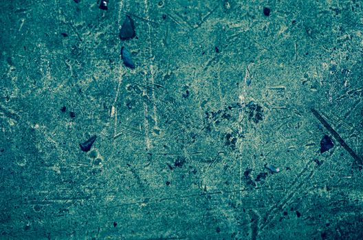 Blue painted iron texture close-up background.