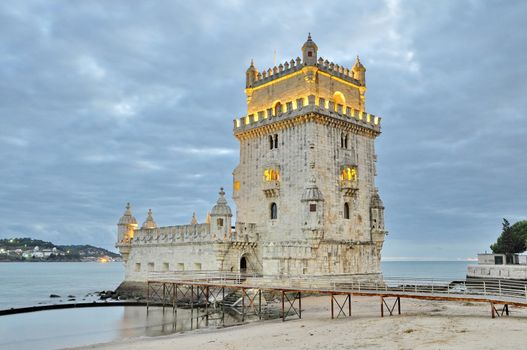 Torre de Belém (Belém tower) of Lisbon, Portugal