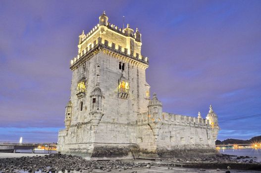 Torre de Belém (Belém tower) of Lisbon, Portugal