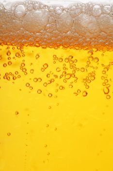 close up of a glass of beer