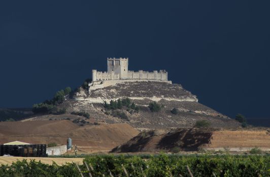 Penafiel Castle, Valladolid Province, Castile and Leon, Spain