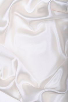 Smooth elegant white silk as wedding background