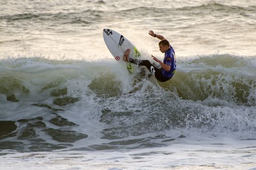 PENICHE, PORTUGAL - OCTOBER 14 : Kolohe Andino (USA) during the Rip Curl men's Pro Portugal, October 14, 2012 in Peniche, Portugal