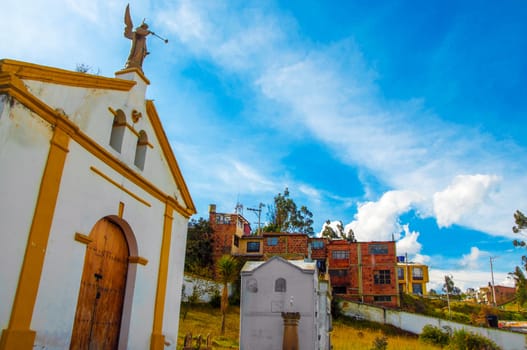 A small church in a small Colombian town