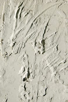 Closeup of rough plastered walls background. Architectural white backdrop.